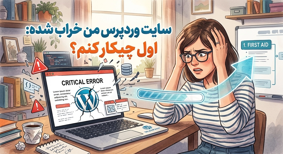 my wordpress site is broken what should i do first